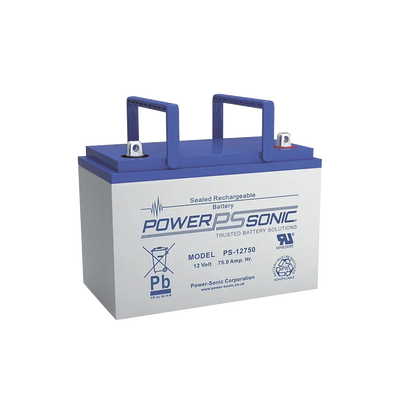 Batería 12V, 78.6AH, Para Respaldo, Tecnologías AGM/VRLA, 10-12 Años Vida Útil, Terminales U, Reconocida UL PS-12750-U
