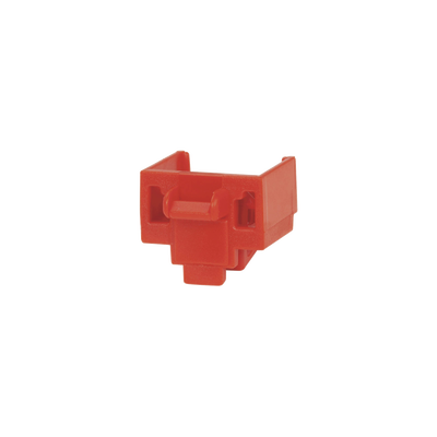 Kit de 10 Dispositivos para Bloquear Puertos Jack RJ45, Color Rojo, Incluye Llave de Extracción  PSL-DCJB