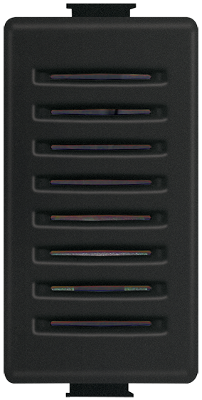 ZUMBADOR 127V 1 MÓD. BLACK - QZ5047V127B