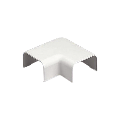 Conexión en ángulo recto "L", para uso con canaleta LD10, material ABS, Color Blanco Mate  RAF10IW-X