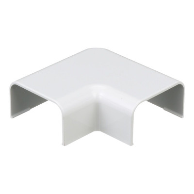 Conexión en ángulo recto "L", para uso con canaleta LD10, material ABS, Color Blanco  RAF10WH-X