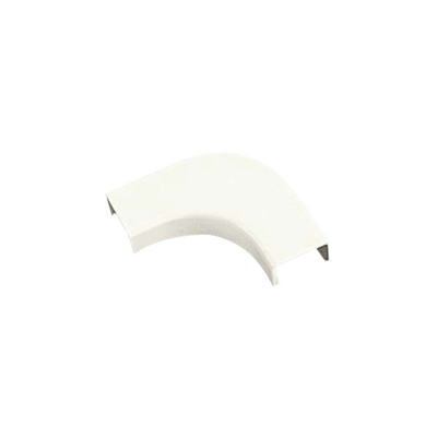 Curva de radio controlado, para uso con canaleta LD3, material ABS, Color Blanco Mate  RAFC3IW-X