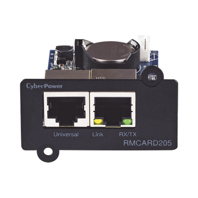 TARJETA DE MONITOREO REMOTO CYBERPOWER SNMP PARA FAMILIA OR Y PR RMCARD205