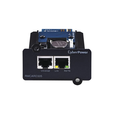 TARJETA PARA MONITOREO REMOTO CYBERPOWER SNMP/HTTP RMCARD305 PARA EQUIPOS ONLINE GARANTIA 3 AÑOS : (ER) | Humberto Chacon TARJETA PARA MONITOREO REMOTO CYBERPOWER SNMP/HTTP RMCARD305 PARA EQUIPOS ONLINE GARANTIA 3 AÑOS : (ER)