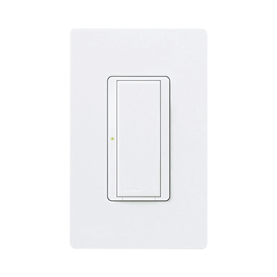 Switch on/off  RRD-8S-DV-WH de doble voltaje, un solo polo 120V/, 8A/, 1/10HP 3A en motores, apaga y enciende iluminación ó motor, NO requiere cable neutro.: RRD8SDVWH