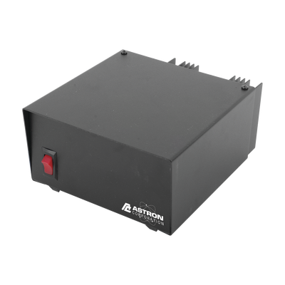 Fuente de poder Astron| Salidas 13.8Vcd, 20A | Lineal Regulada con Circuito Cargador de Baterías. RS-20ABB