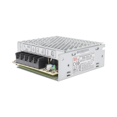 Fuente de Poder Industrial Conmutada 50W de Potencia, 24Vcc, 2.2A RS-50-24