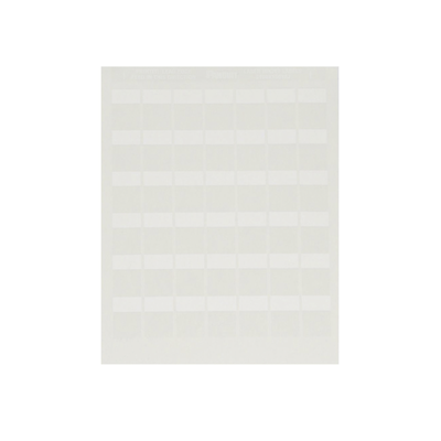 Hojas con 2500 Etiquetas Auto-laminadas para Impresora Láser/Inyección de Tinta, para Cables de 2 a 4.1 mm de Diámetro (18 - 14 AWG)  S075X075YAJ