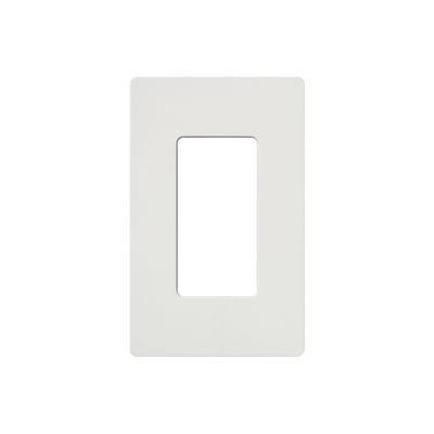 Placa de pared 1 espacio, para atenuador (dimmer), apagador ó control remoto inalámbrico LUTRON.: SC1SW