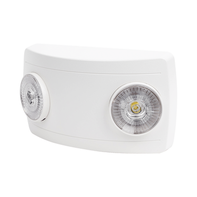Luz de Emergencia Dual LED ultra compacta/150 lúmenes/Luz fría/Batería de Respaldo Incluida/Botón de test. - SF660LW