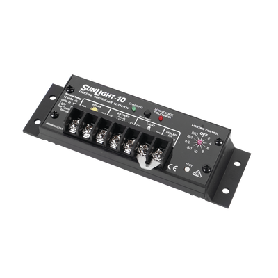 Controlador Solar para Iluminación de Luz Mercurial, Estaciones de Autobús y Señalamientos 20 A, 12 Vcd. SL-20L-12V