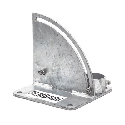 Base para Mástil con Ajuste de Ángulo. Diámetros de Mastil: 1" a 2"  SLM-BA-8G