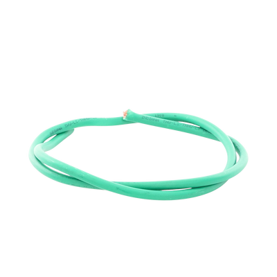 (SLLY18) Cable de Cobre Recubierto THW-LS Calibre 4 AWG 19 Hilos Color Verde (Venta por Metro): SLY-287-GRN