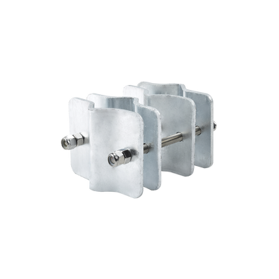 Herraje Adaptador de Mástil para Diámetros desde 3/4" hasta 2-1/4". Galv. en Caliente. SMM-K4