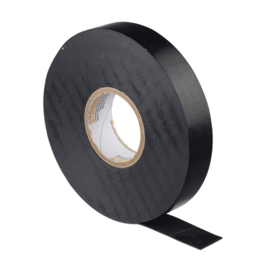 Cinta Eléctrica STRONGHOLD para Aislar de Caucho EPR, Autoadhesiva, Uso Industrial en Uniones de Alto Voltaje y Temperatura , Grosor de 0.76mm (30 mil), Ancho de 19mm, y 9.1m de Largo, Color Negro  ST130-075-30BK