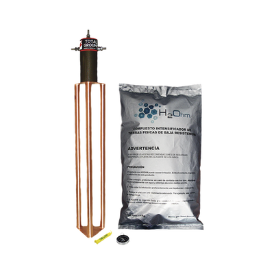 KIT DE SISTEMA DE PUESTA A TIERRA 45AB, CON CAPACIDAD DE 45 A. TG-45AB TOTAL GROUND
