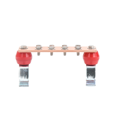 Barra de Unión de 7-7/8" x 2" x 1/4", con Aisladores de 1000A de Capacidad (Sin Gabinete) TG-BUS-G10