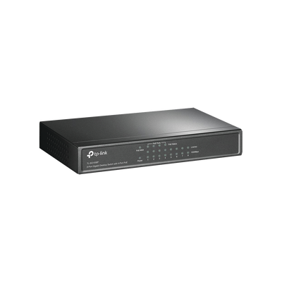 Switch TP-Link Gigabit Ethernet TL-SG1008P, 8 Puertos10/100/1000Mbps (4x PoE+), 16Gbit/s, 4.000 Entradas | Humberto Chacon Switch TP-Link Gigabit Ethernet TL-SG1008P, 8 Puertos10/100/1000Mbps (4x PoE+), 16Gbit/s, 4.000 Entradas