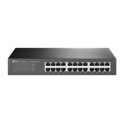 TL-SG1024D, Switch 24 x GigaEth, gabinete metálico 13"