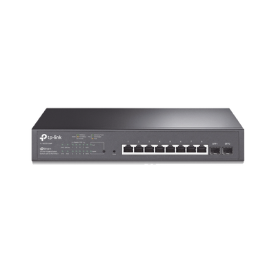 TL-SG2210MP, Switch 8 GigaEth PoE, 2 SFP, Administrable,150W