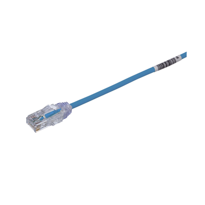 Cable de Parcheo TX6, UTP Cat6, Diámetro Reducido (28AWG), Color Azul, 10 m UTP28SP10MBU