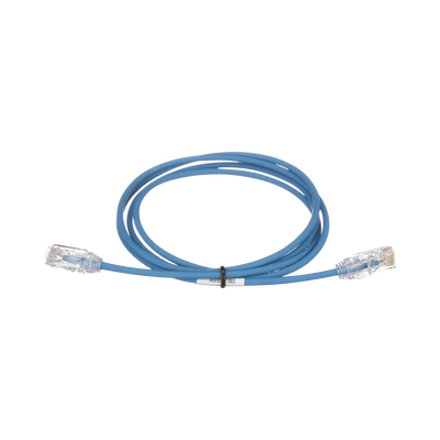 Cable de Parcheo TX6, UTP Cat6, Diámetro Reducido (28AWG), Color Azul, 5ft UTP28SP5BU
