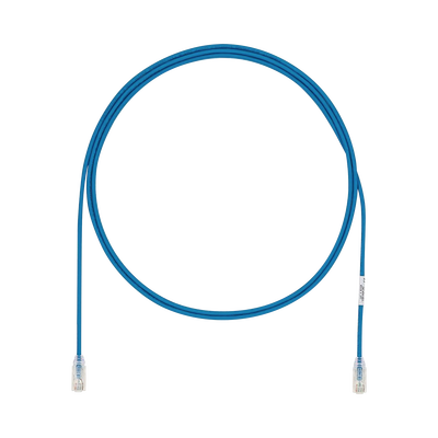 Cable de Parcheo UTP Cat6A, CM/LSZH, Diámetro Reducido (28AWG), Color Azul, 20ft  UTP28X20BU