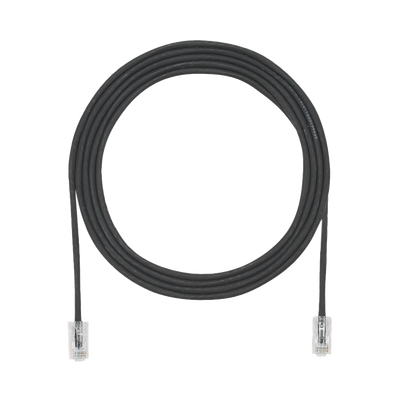 Cable de Parcheo UTP Cat6A, CM/LSZH, Diámetro Reducido (28AWG), Color Negro, 5ft UTP28X5BL