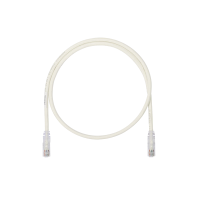 Cable de Parcheo UTP, Cat6A, 24 AWG, CM, Color Blanco, 1ft  UTP6AX1