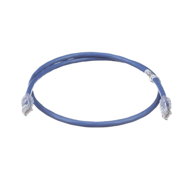 Cable de Parcheo UTP, Cat6A, 24 AWG, CM, Color Azul, 1ft UTP6AX1BU