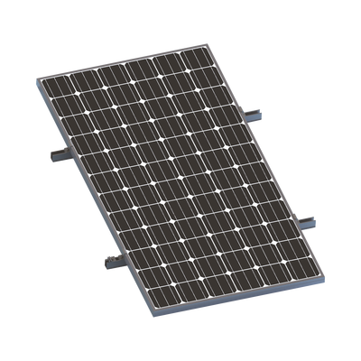 Kit De Minirieles Para Panel Solar Arreglo 1X1 Para Instalación Plano En Lámina   VEKTORMINIKIT1X1