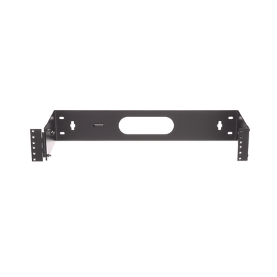 Rack Abierto de Instalación en Pared con Bisagras, Profundidad de 159 mm, 19 in de Ancho, 2 UR, Color Negro  WBH2