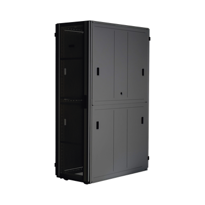 Gabinete FlexFusion™ XGL (Light) para Centros de Datos, 42 UR, 800 mm de Ancho, 1200 mm de Profundidad, Fabricado en Acero, Color Negro  XGL84222B