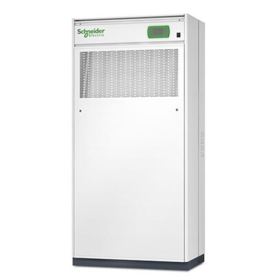 Aire acondicionado de precisión SDAV0601A. Direct expansion air cooled units - Downflow - EC. Schneider. Control por microprocesador Mp40.