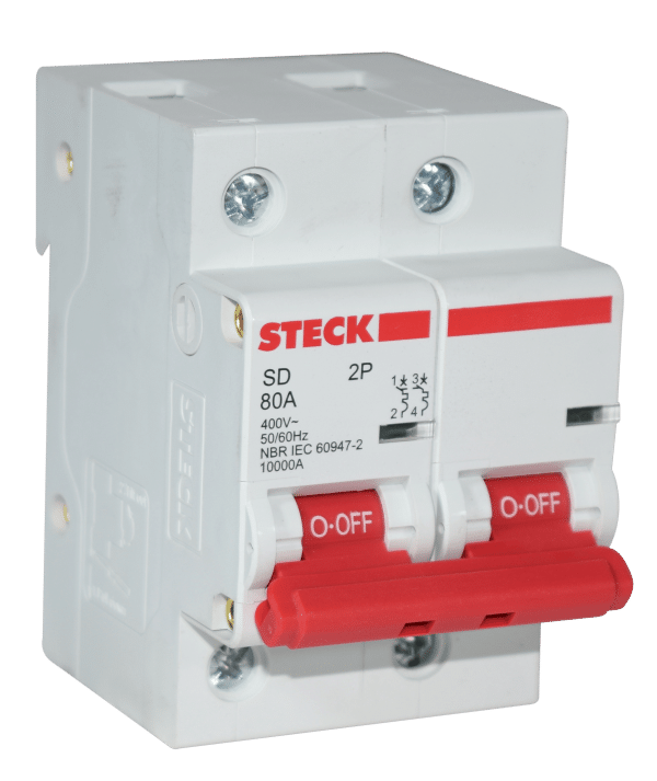 INTERRUPTOR TERMOMAGNETICO 2P 80A 10kA SDD2C80 | Humberto Chacon